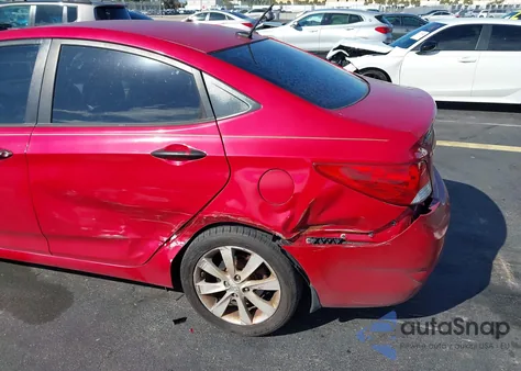 2014 Hyundai Accent Gls из США, поврежденный, VIN KMHCU4AE3EU608044